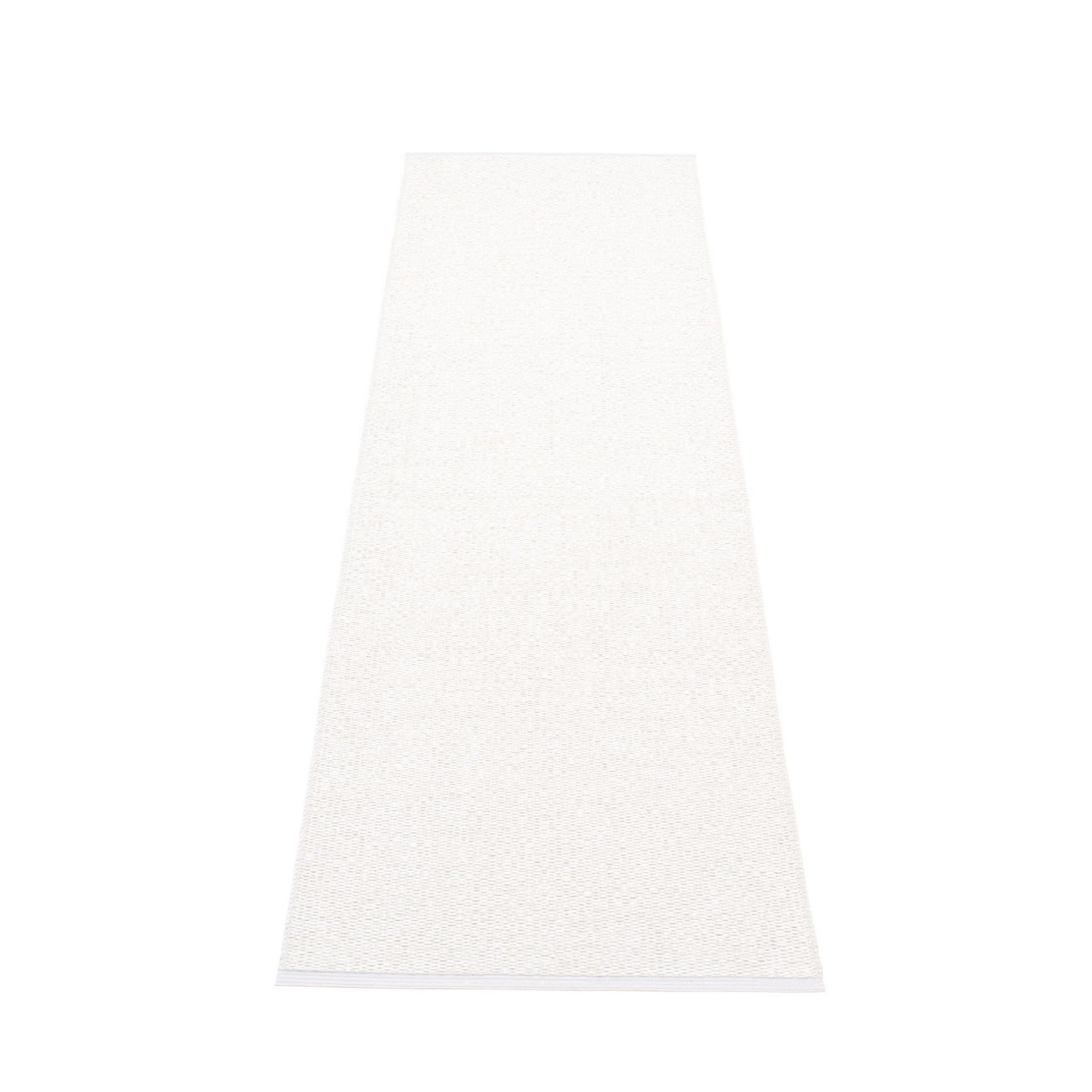 Svea Kunststoffteppich 70x240 cm Pappelina Weiß