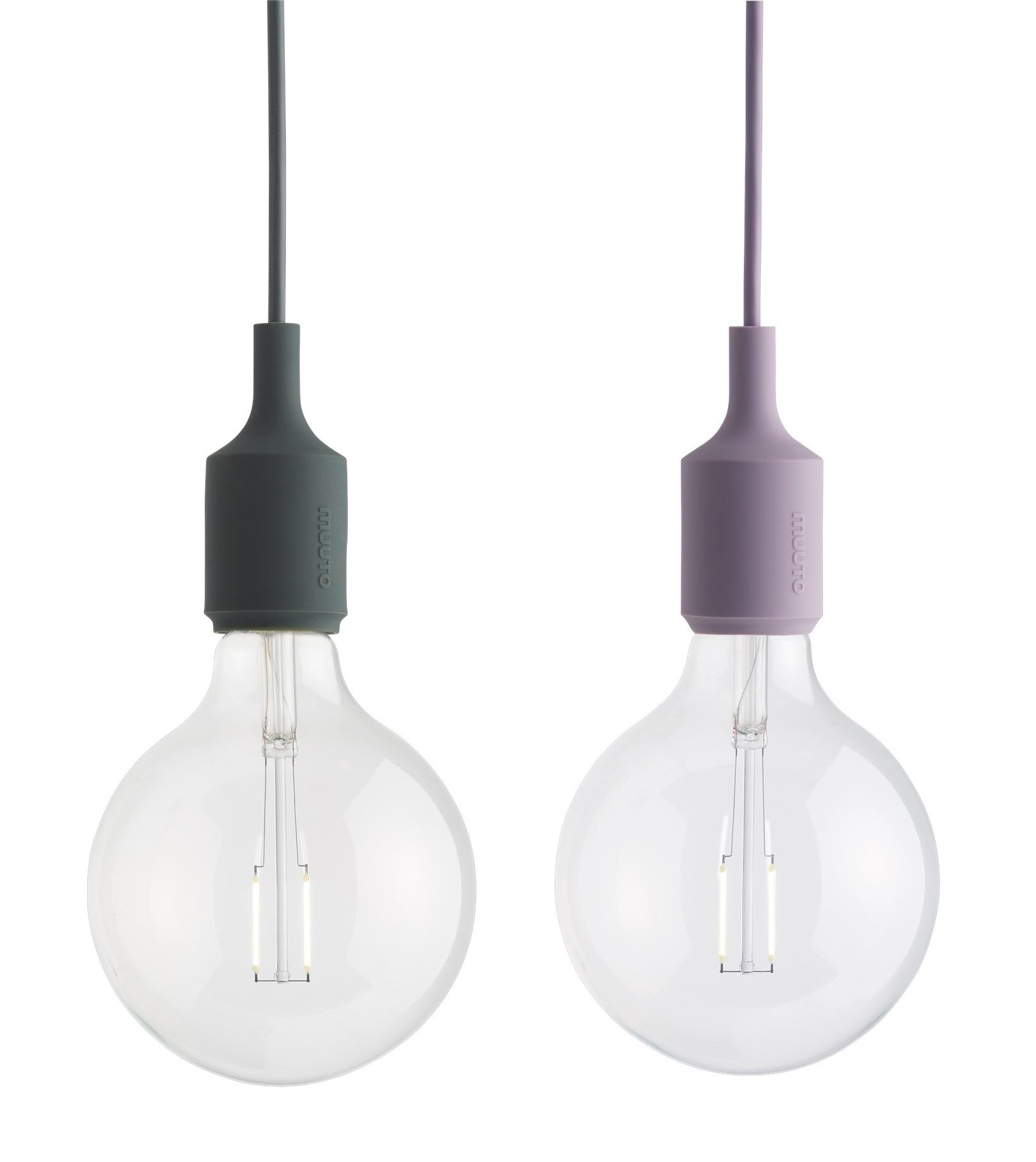 E27 Socket lamp Pendelleuchte Muuto Light Orange