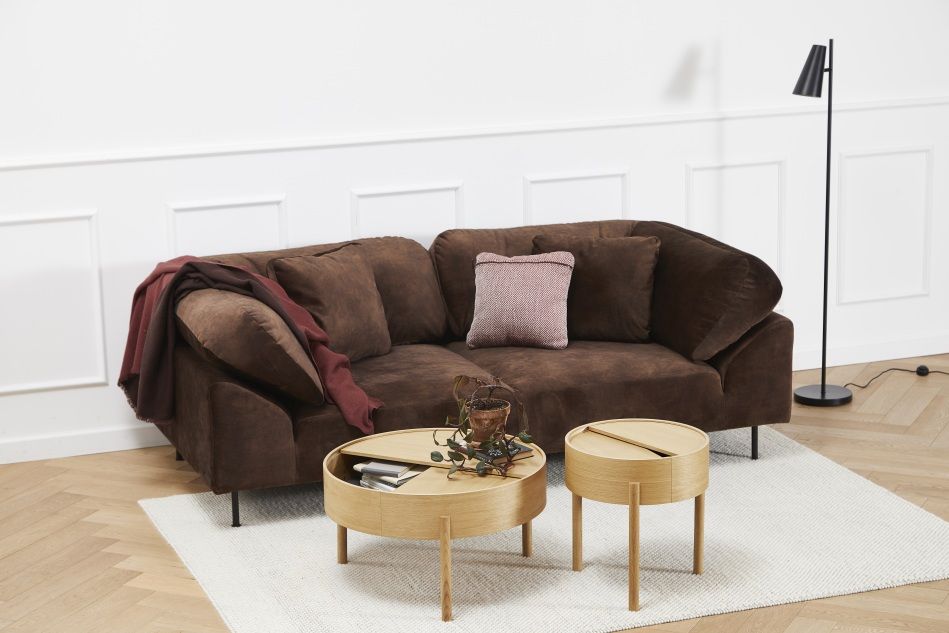Arc Side Table Beistelltisch Eiche geölt Ø 42 cm Woud