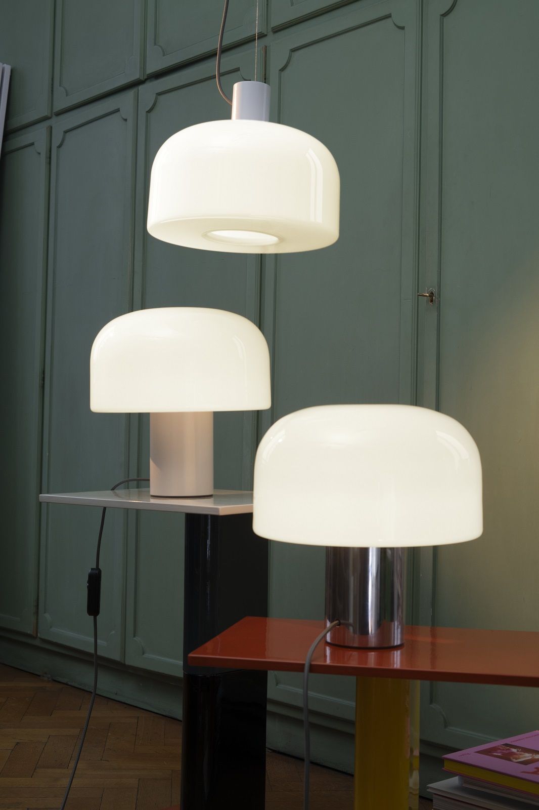 Bellhop Glass S2 Pendelleuchte Flos