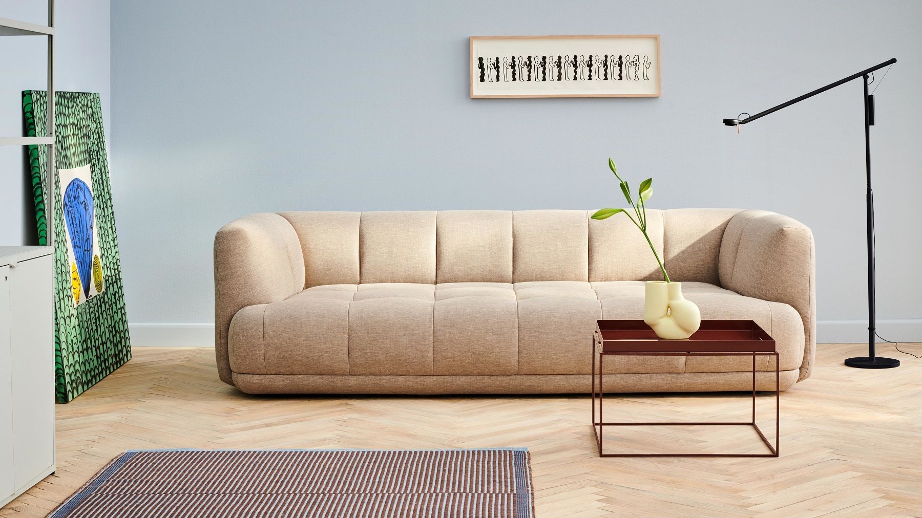Tray Table Couchtisch Hay schokolade
