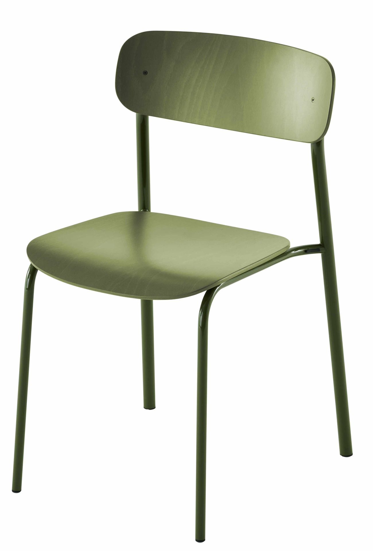 S 243 / S243 Stahlrohr Stuhl OLIVGRÜN Thonet EINZELSTÜCK