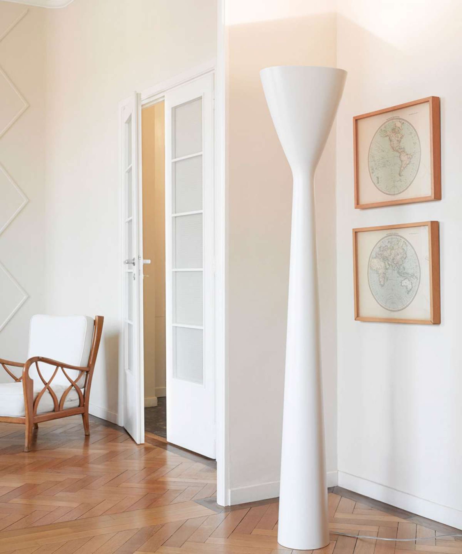 D38L Carrara LED Stehleuchte Luceplan