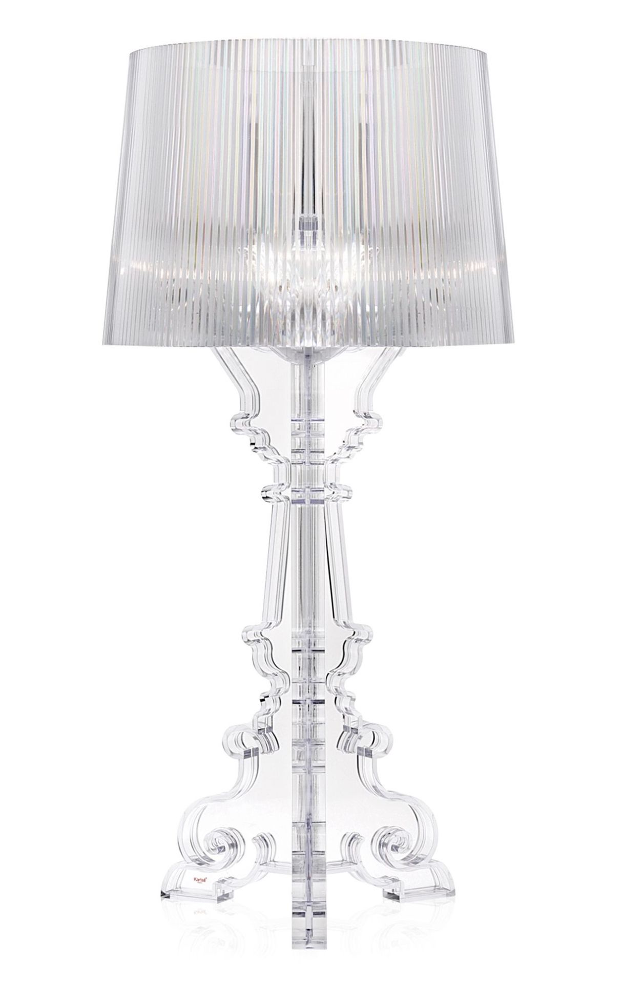 Bourgie Tischleuchte Glasklar Dimmbar Kartell