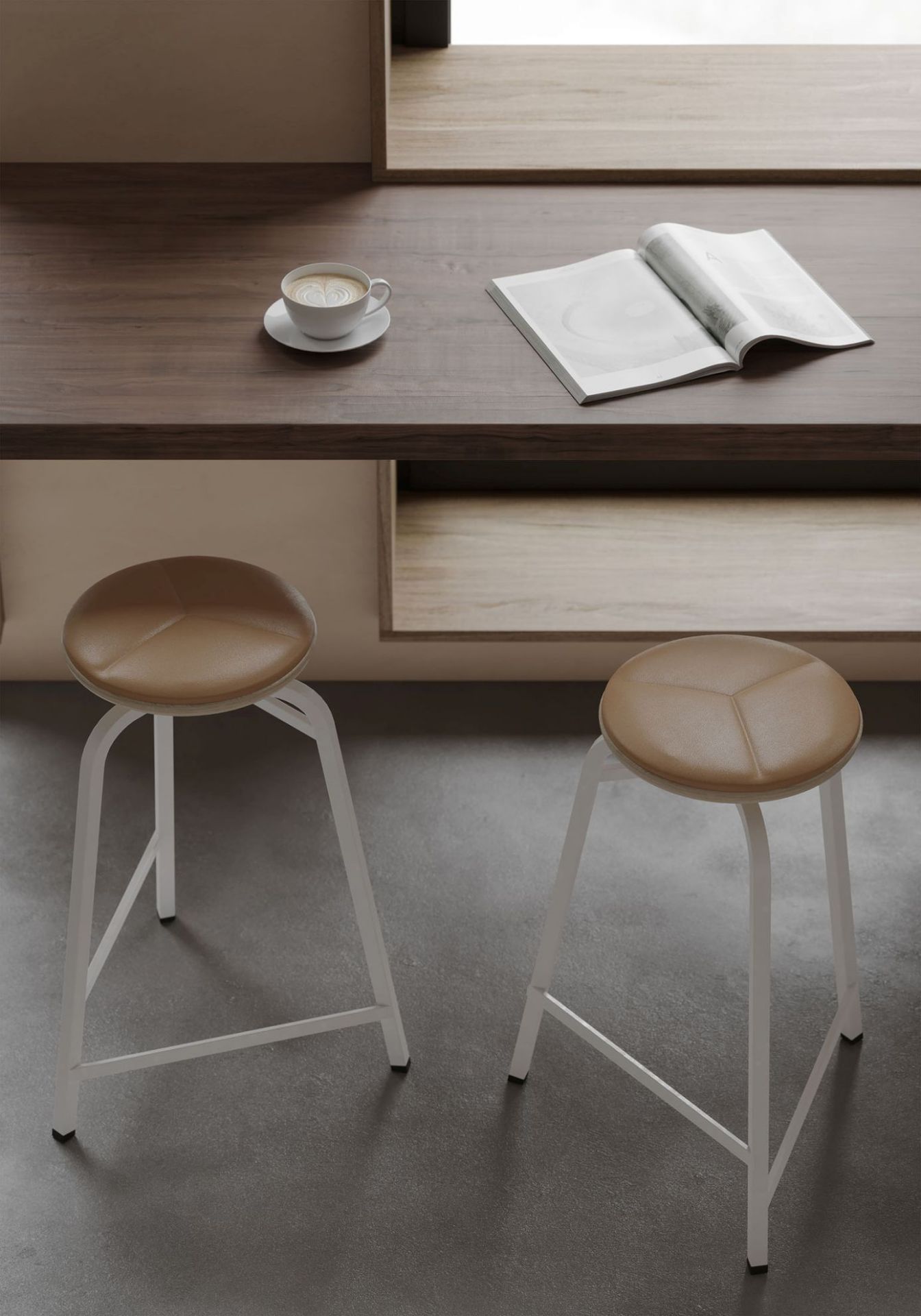 Treble Barhocker schwarz Northern