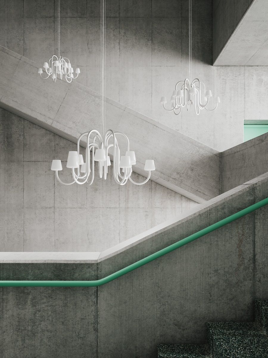 Apollo Chandelier Pendelleuchte Hay