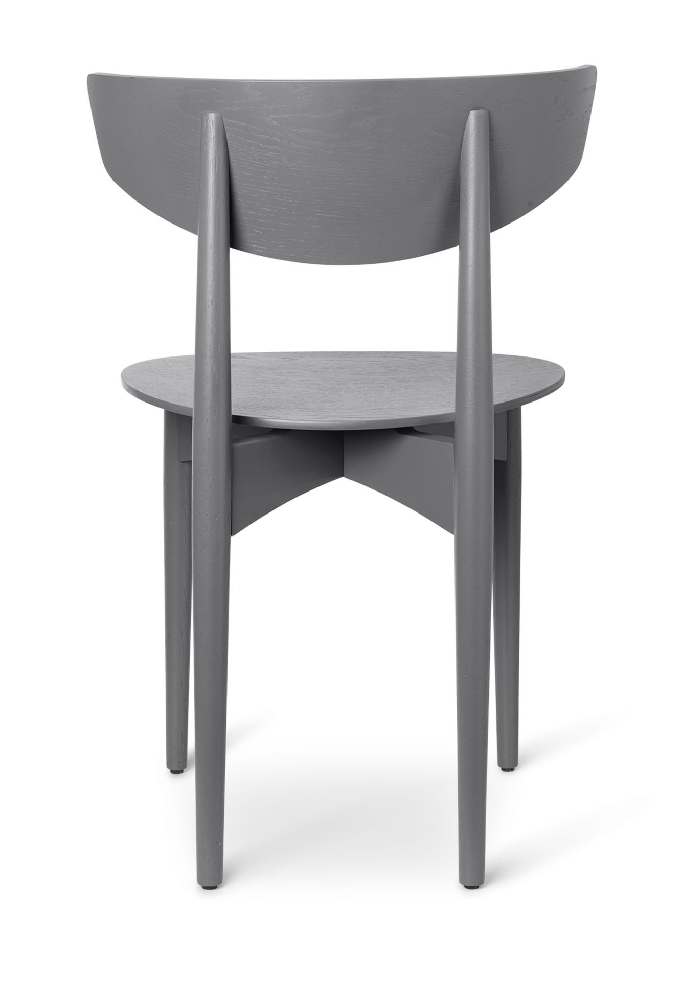 Herman Esszimmerstuhl mit Holzgestell Warmes Grau Ferm Living