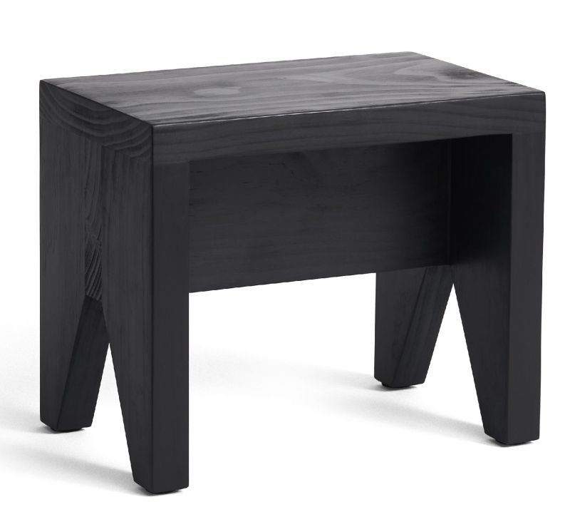 Manolito Stool Short Small Hocker Hay Schwarz