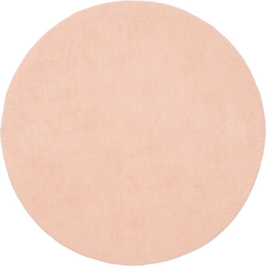 Mono Rund Filzteppich Ø 160 cm myfelt  Merle (Rosa)
