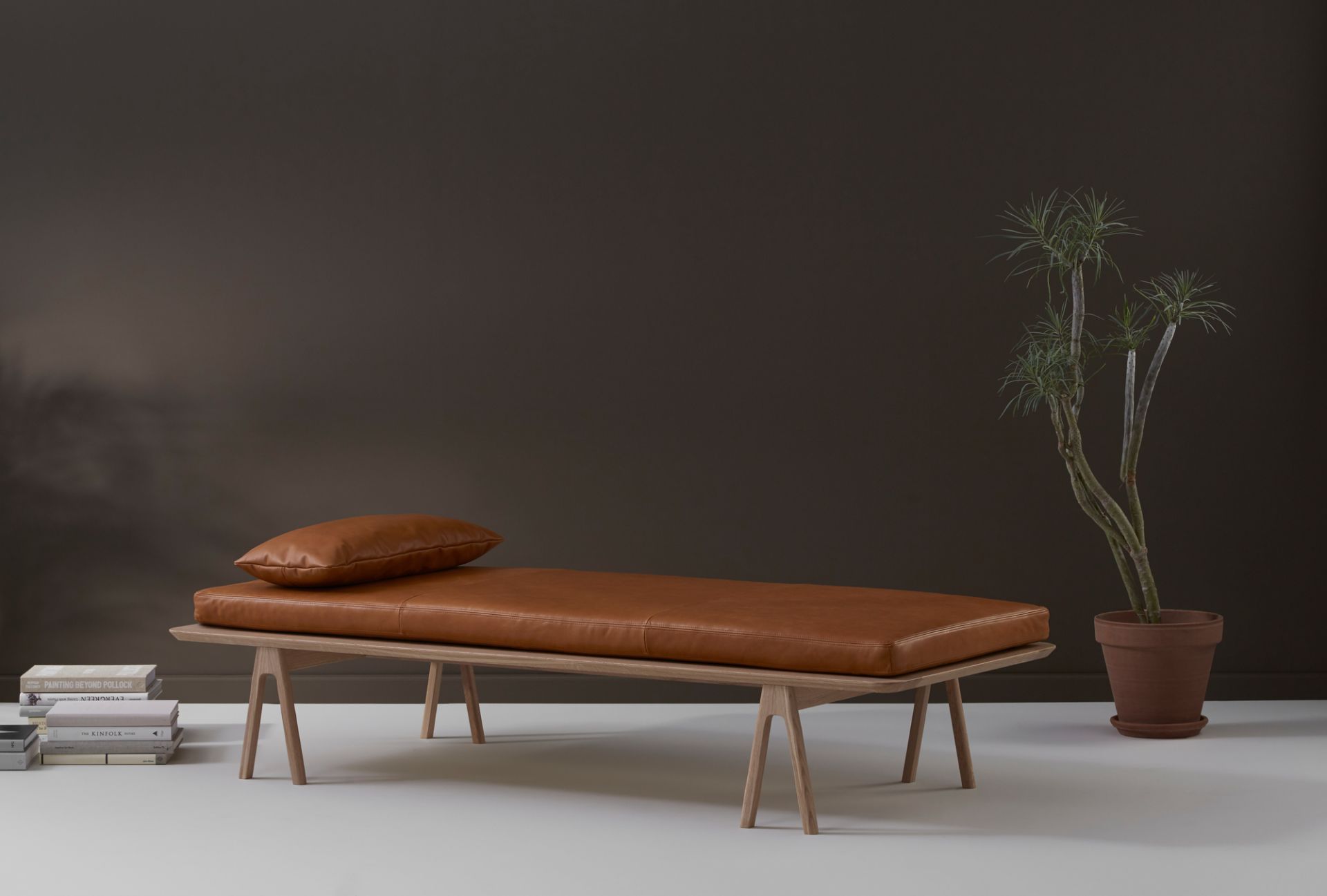 Level Daybed Liege Weiß/Schwarz Woud