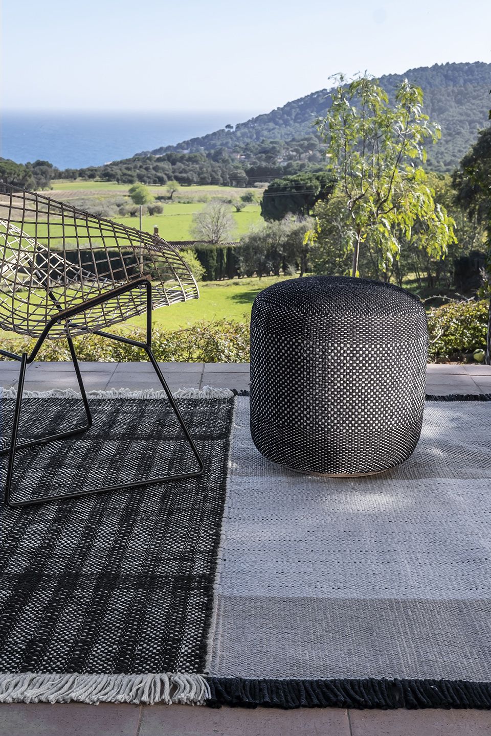 Tres Outdoor Pouf Hocker Nanimarquina