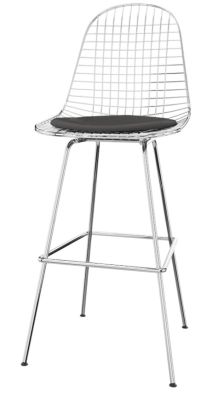 Eames Wire Bar Stool Barhocker Medium mit Sitzpolster Vitra 