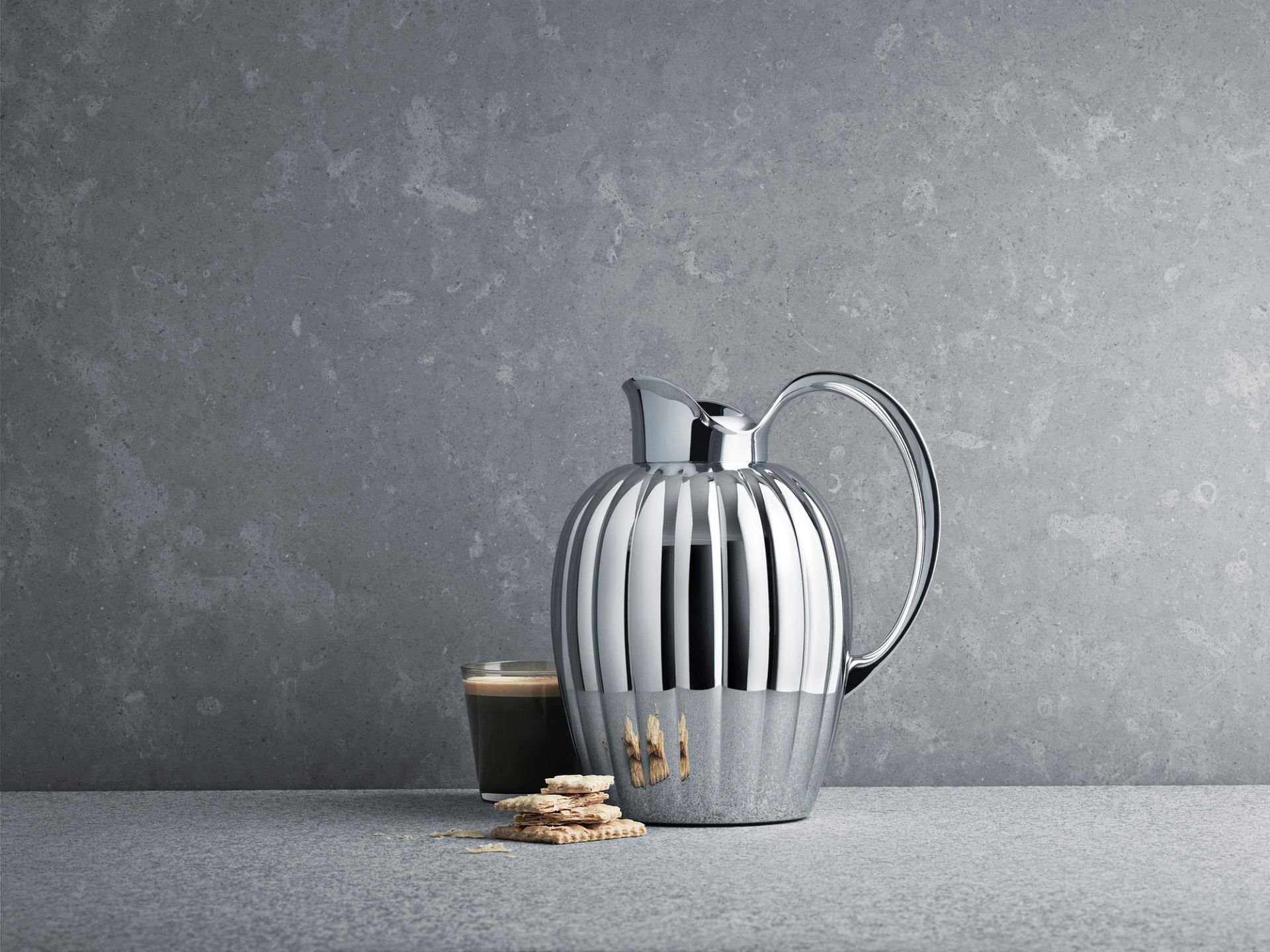 Bernadotte Thermoskanne 1 L Georg Jensen EINZELSTÜCK