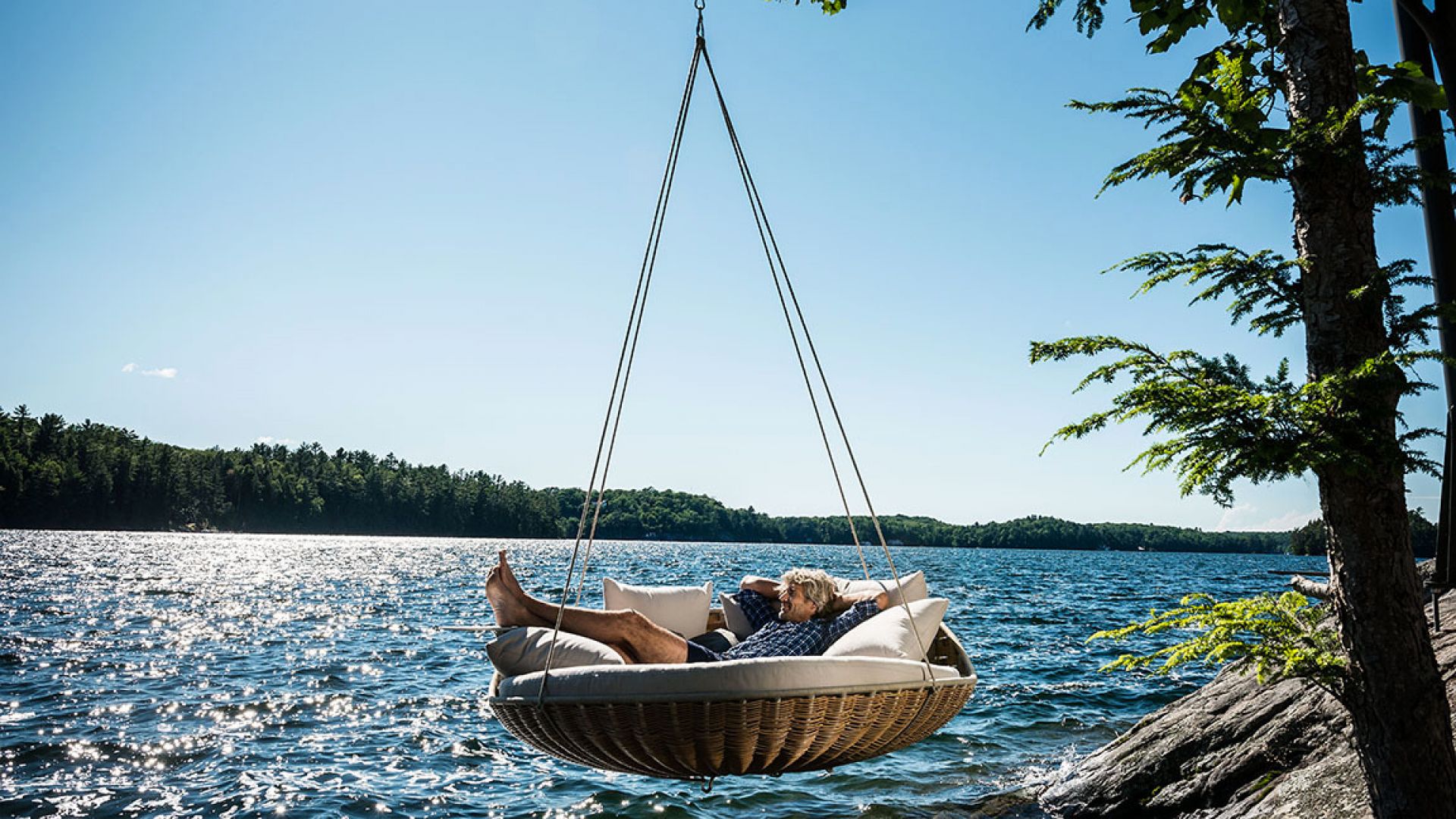 Swingrest Hanging Lounger inkl. Sitzkissen Dedon