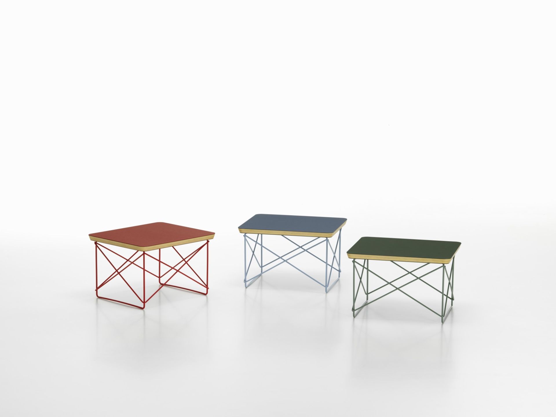 Occasional Table LTR Beistelltisch Linoleum Dark brick Vitra 