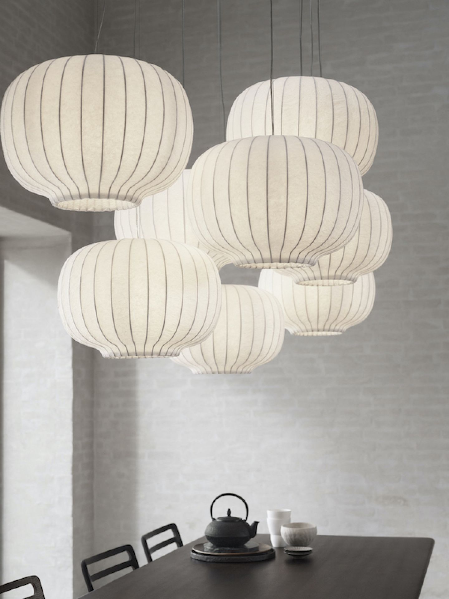 Paper Pendant Pendelleuchte Eiche Dunkel Vipp