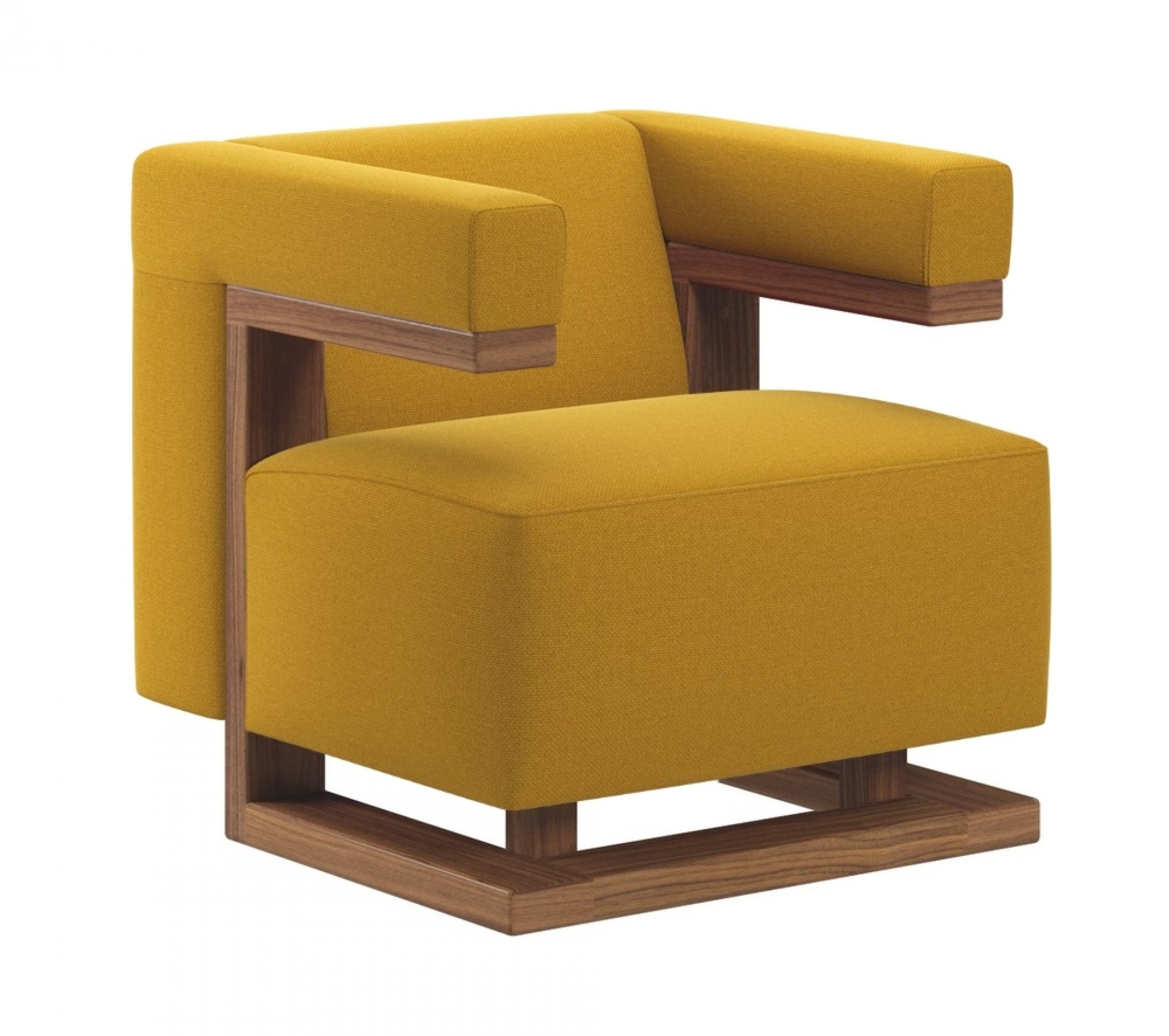 Gropius F51 Sessel Bauhaus Reedition Tecta Hallingdal 130 Grau / Gestell Eiche massiv