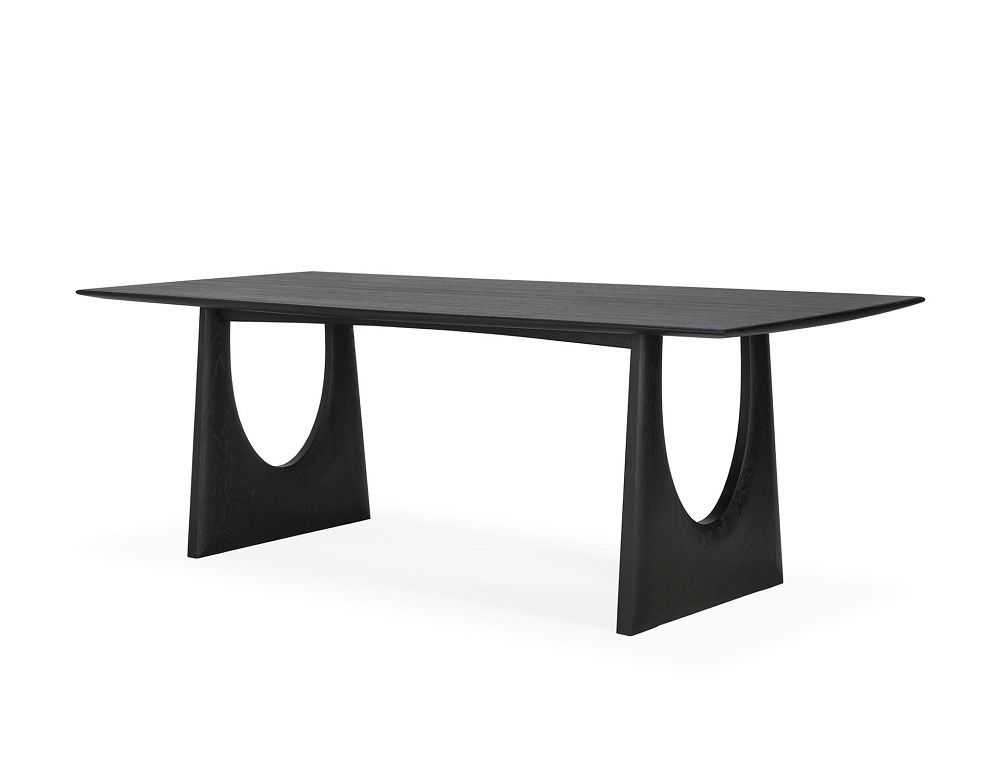 Geometric Dining table Esstisch Eiche schwarz Ethnicraft