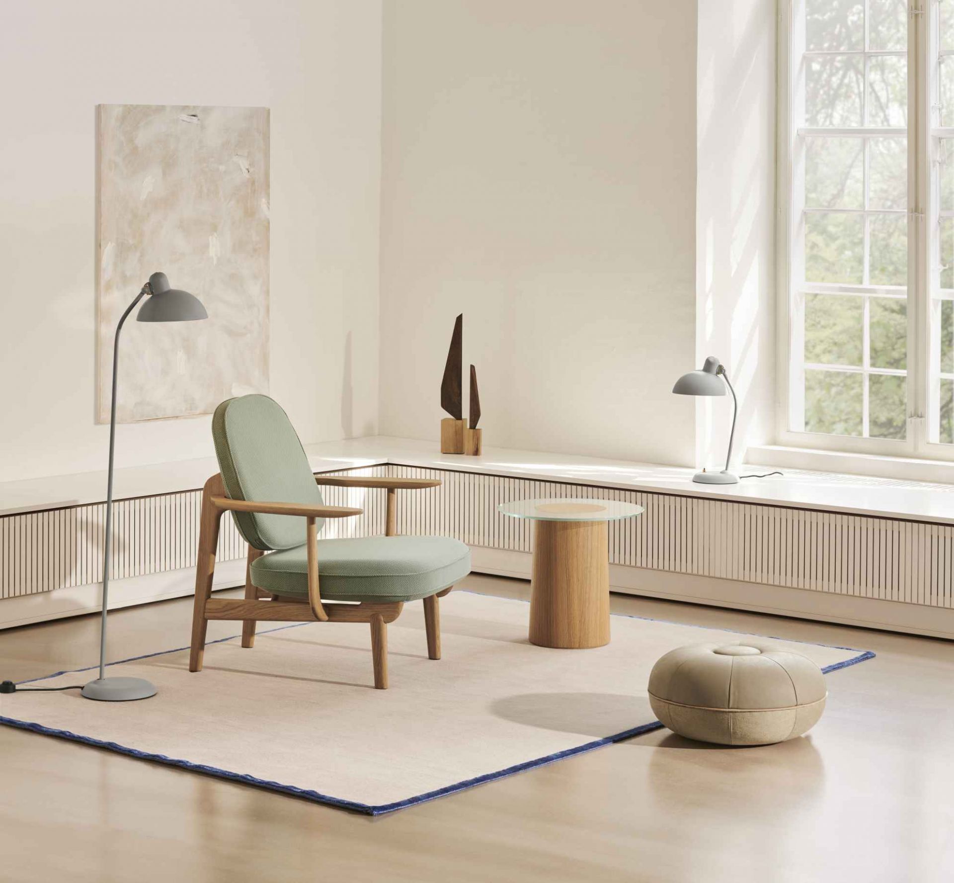 6556 F Stehleuchte KAISER idell Fritz Hansen Easy grey