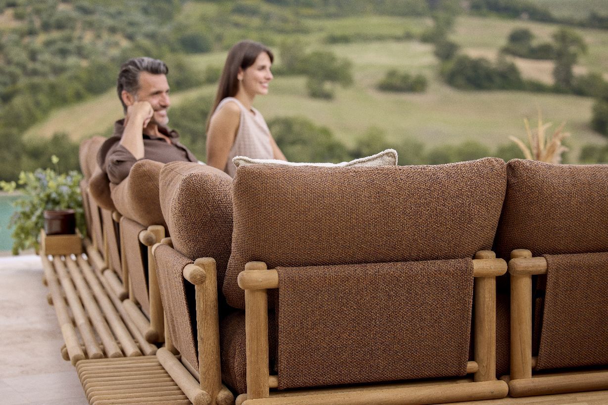 STICKS PLATFORM Ecksofa Groß Outdoor Cane-Line