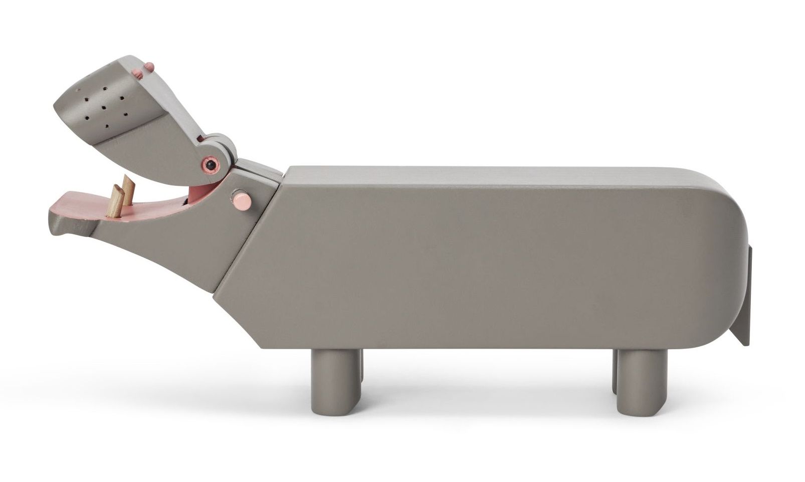 Flusspferd H9 cm grau Kay Bojesen
