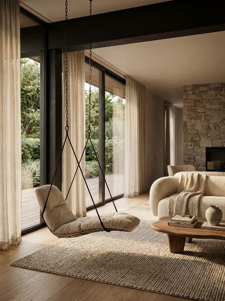 Leyasol Sun Lounger Swing Seat Indoor / Outdoor Freifrau Manufaktur