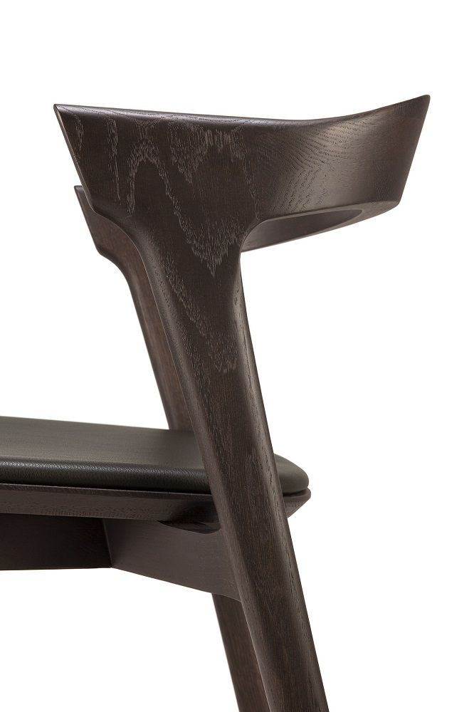 Bok Stuhl Eiche braun / Leder braun Ethnicraft