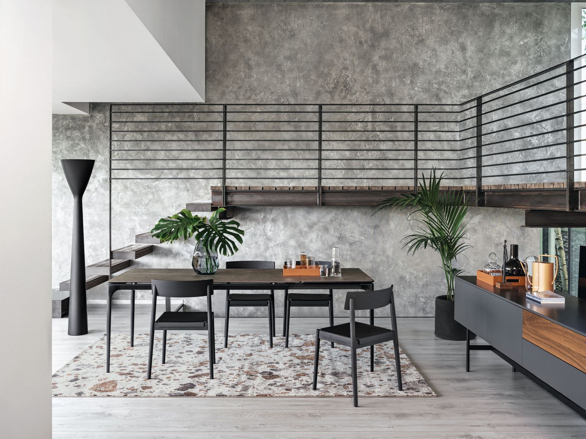 D38L Carrara LED Stehleuchte Luceplan