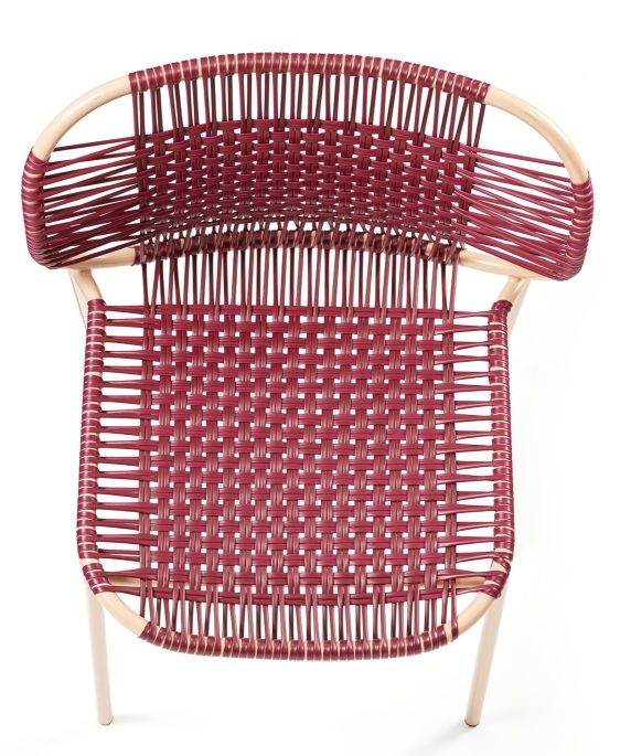 Cielo Stacking Chair Stapelbarer Stuhl Outdoor ames Rot - Pink sand