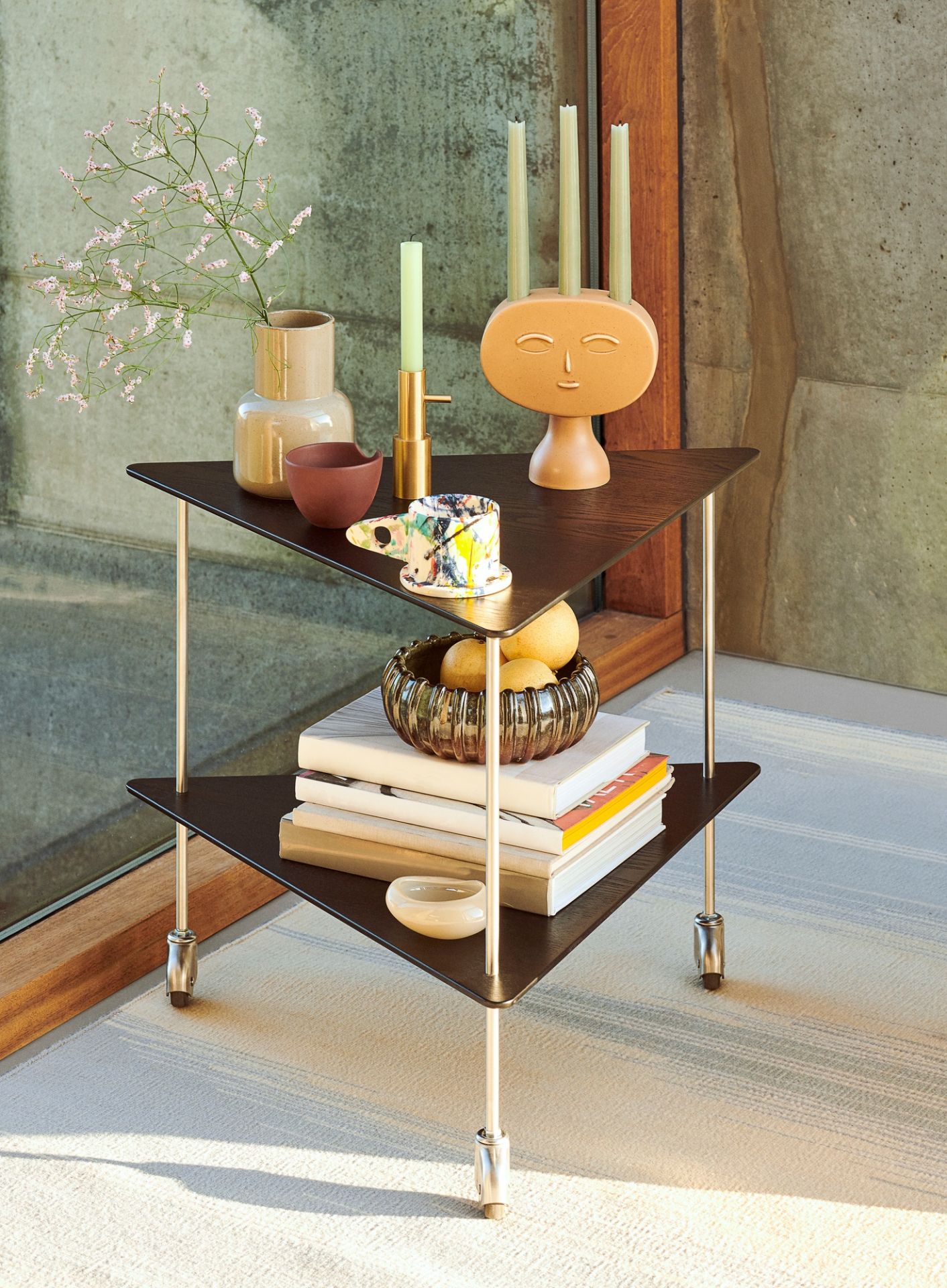 AJ Trolley Beistelltisch Rollwagen Fritz Hansen