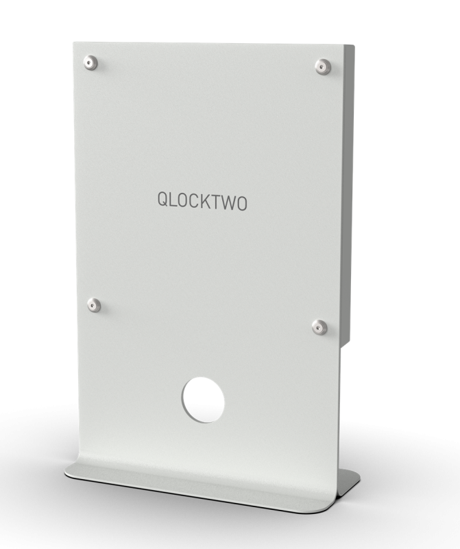 Stand für Earth 45 Wanduhr / Zeitobjekt QLOCKTWO