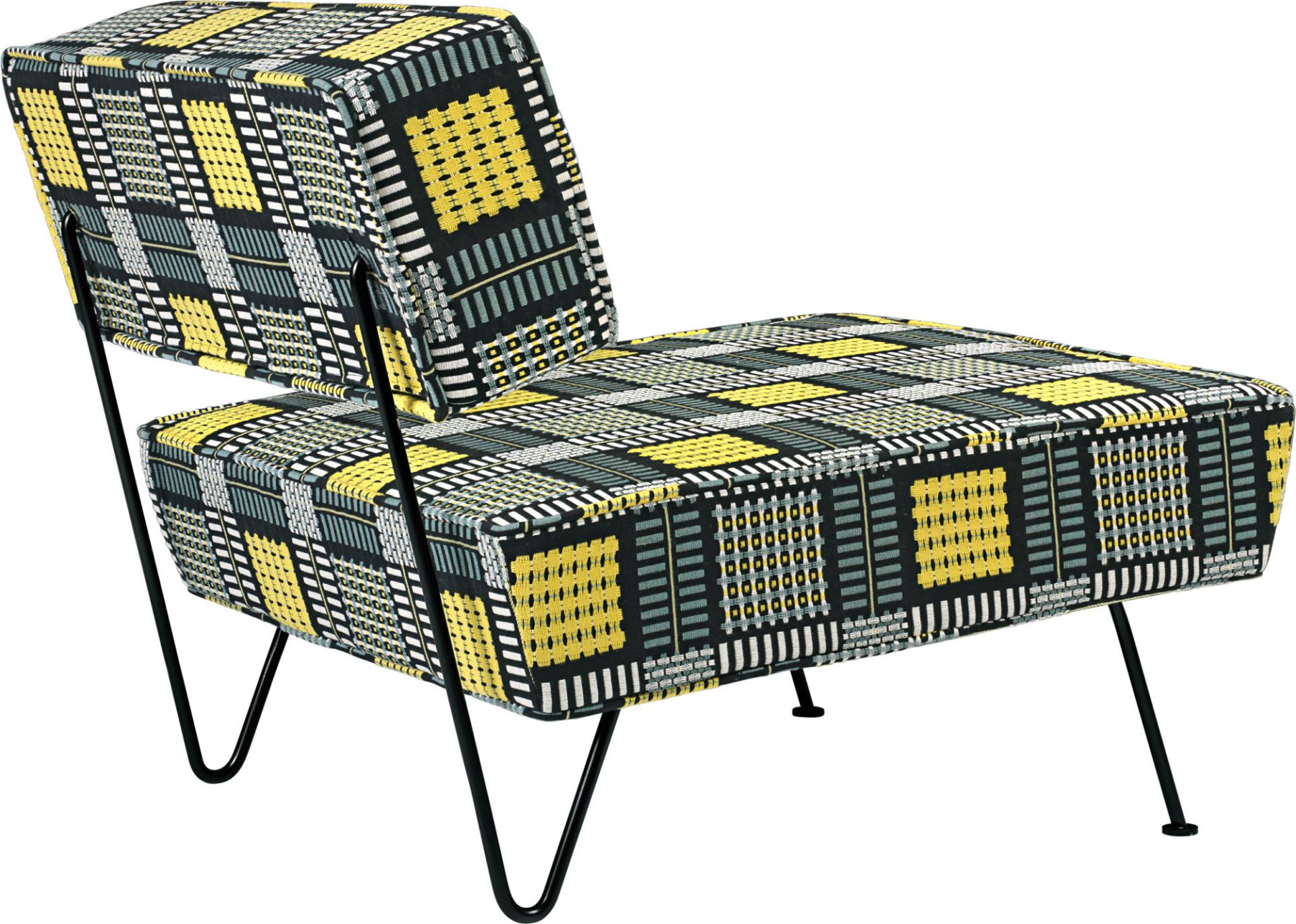 GT Lounge Chair Sessel Gemustert Gubi
