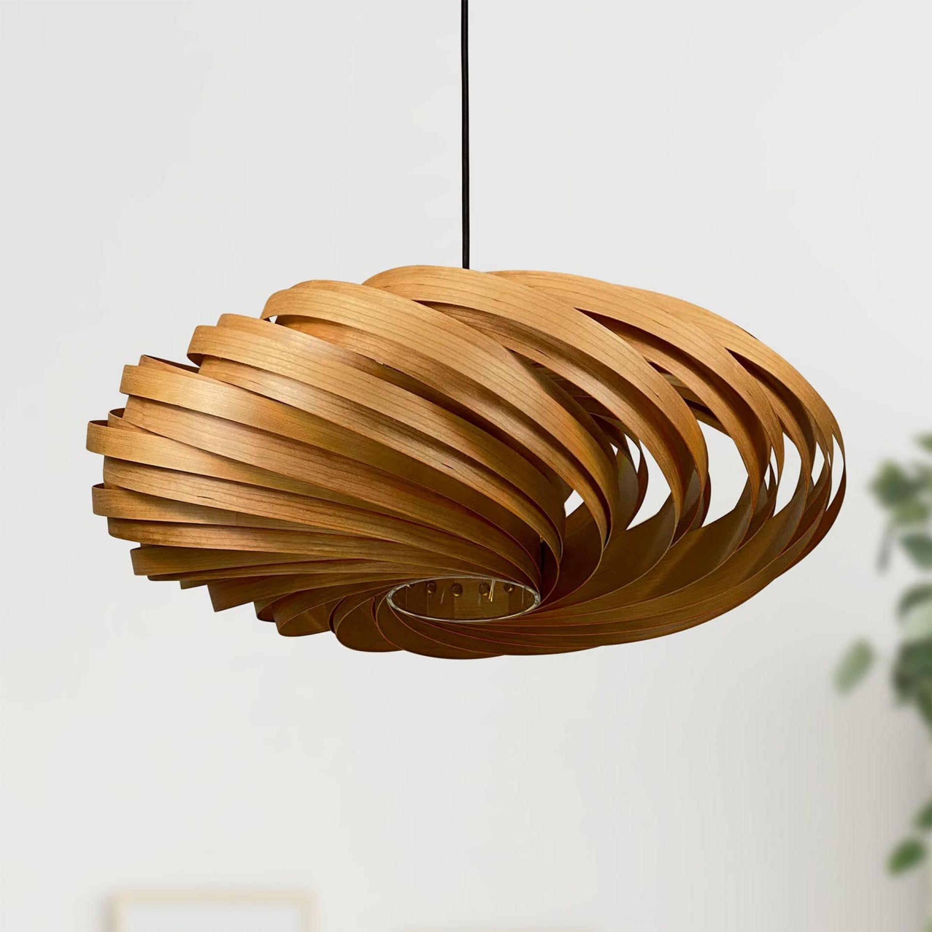 Veneria Hängeleuchte Ø60 cm Kirschbaum Gofurnit