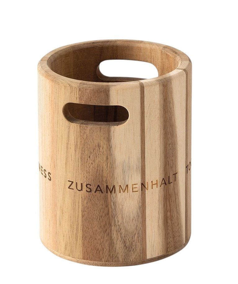 Zusammenhalt Gefäß / Vase Räder
