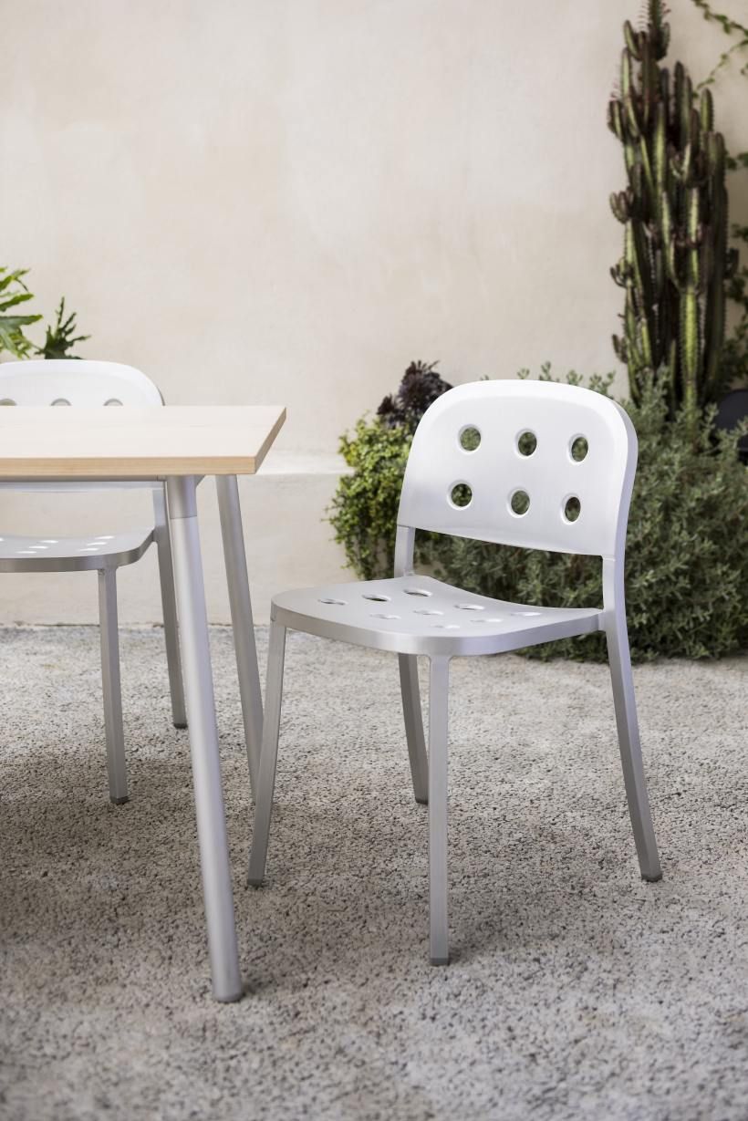1 Inch All Aluminium Stacking Chair Stuhl stapelbar Emeco
