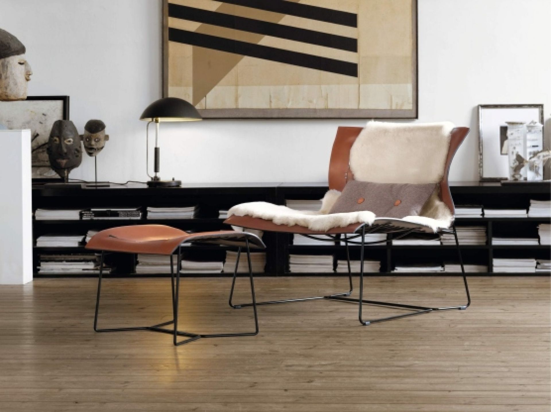 Cuoio Hocker Walter Knoll