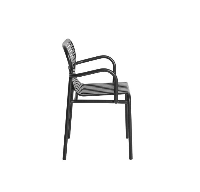 Week-End Garden chair Armlehnenstuhl Petite Friture Schwarz Week-End Garden chair Armlehnenstuhl Petite Friture Schwarz