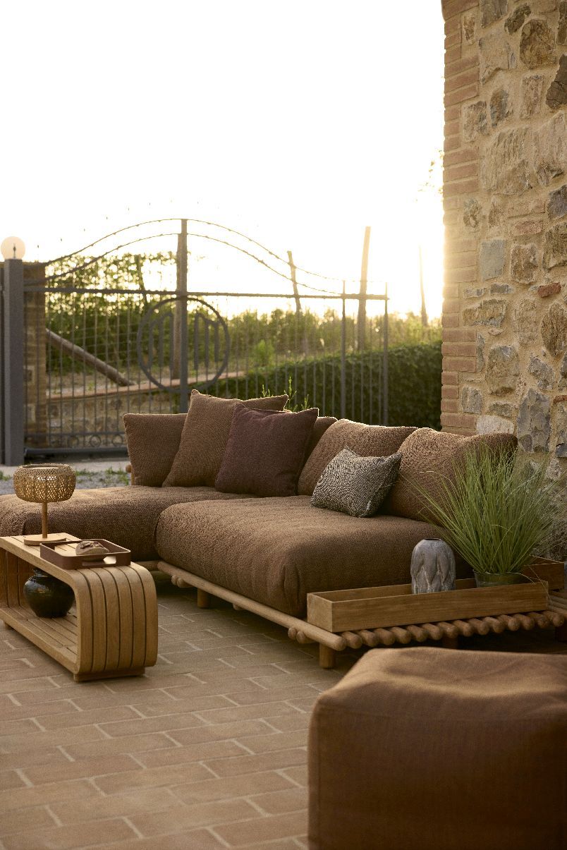 Sticks Platform Ecksofa Outdoor Cane-Line 