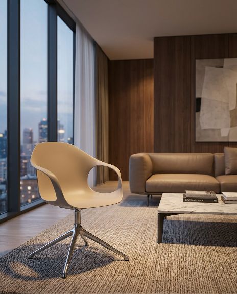 Elephantino Sessel drehbar Kristalia