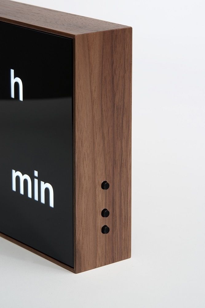 Digital clock LED Digitaluhr / Tischuhr / Wanduhr Albert Clock Schwarz