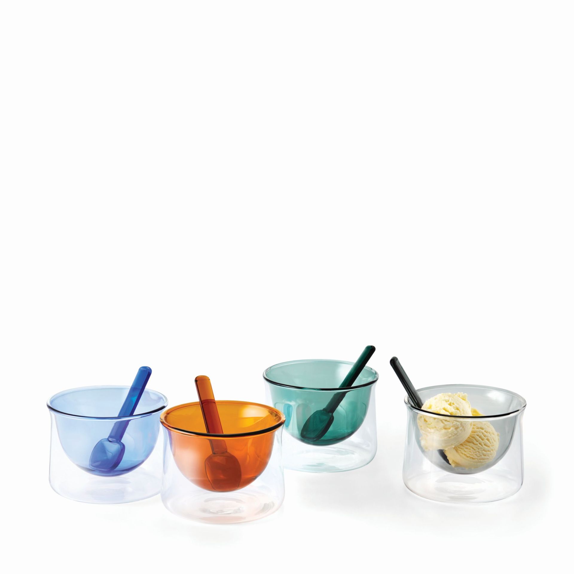 Gelato Becher mit Löffel Philippi