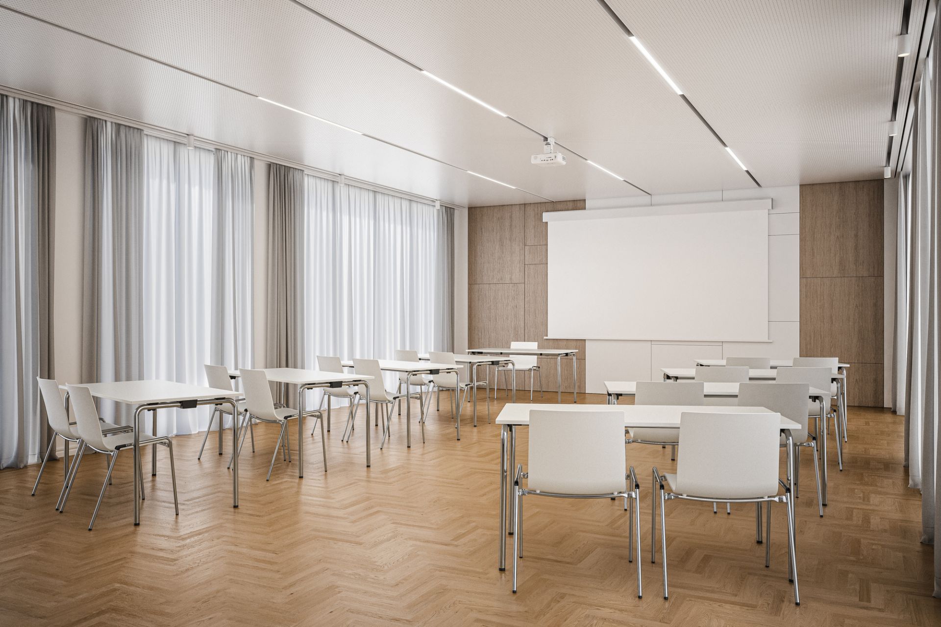 S 1196/1 Klappbarer Tisch Thonet 140 cm