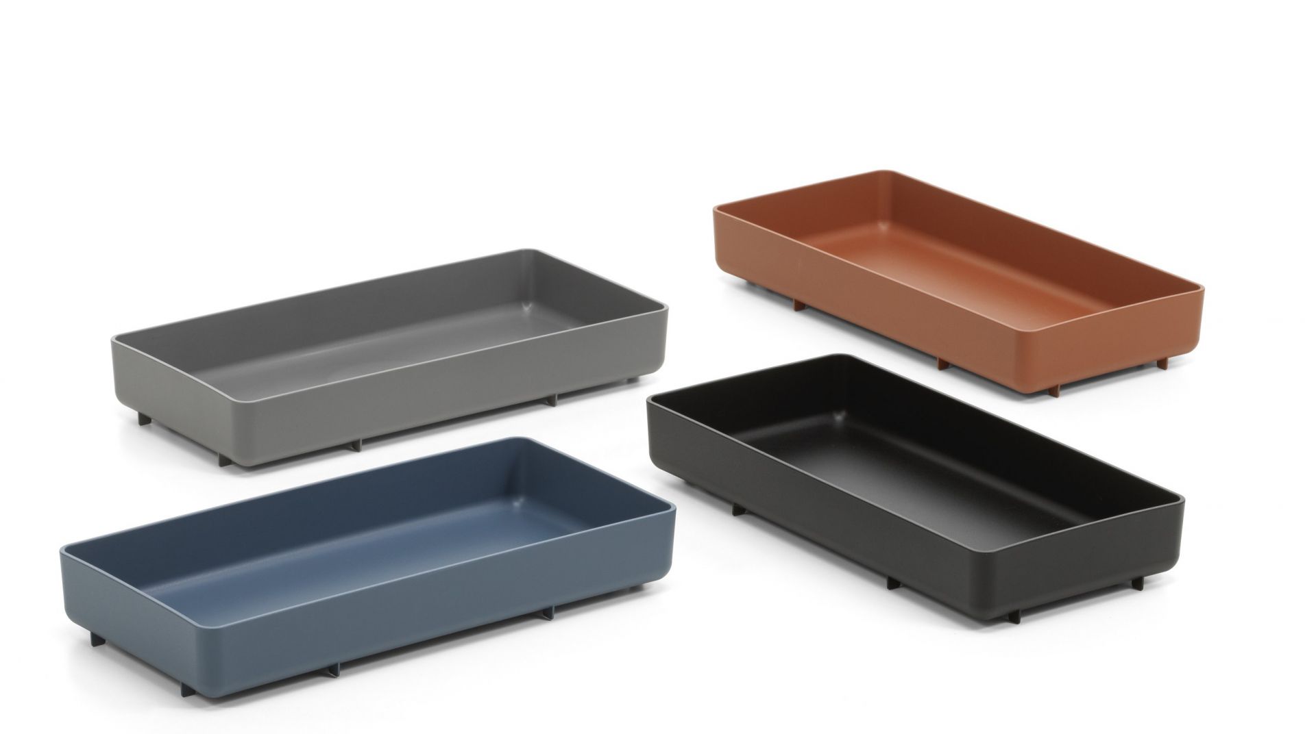 Chap Tray RE Tablett Vitra Dunkelgrau