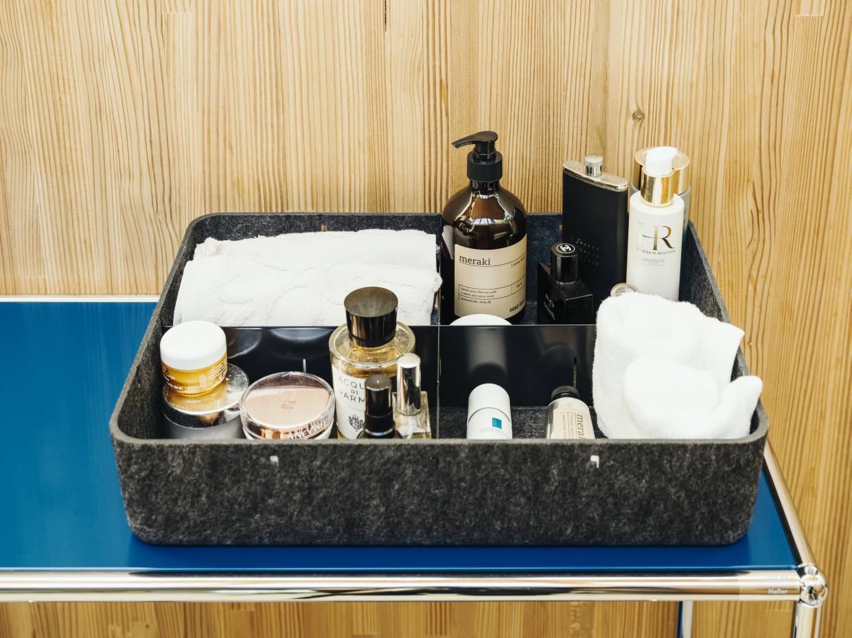 USM Haller Inos Box tief mit Tablett