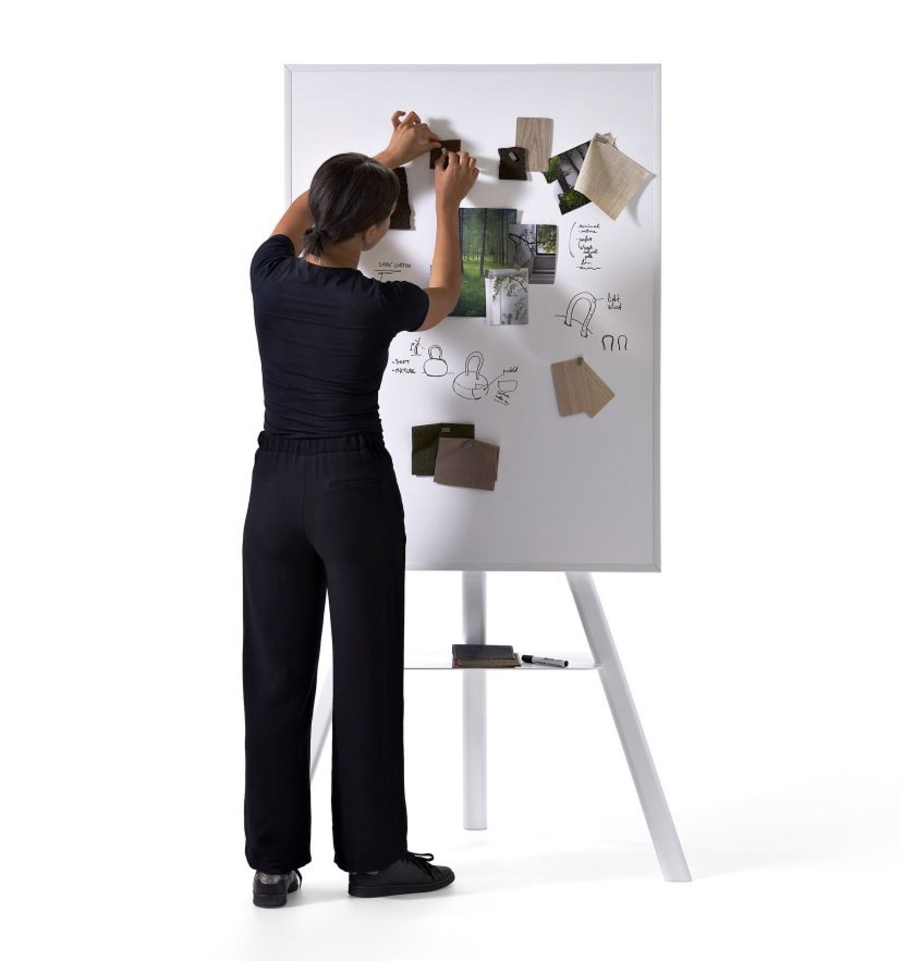 Cartesio Whiteboard für Multimediaständer Opinion Ciatti