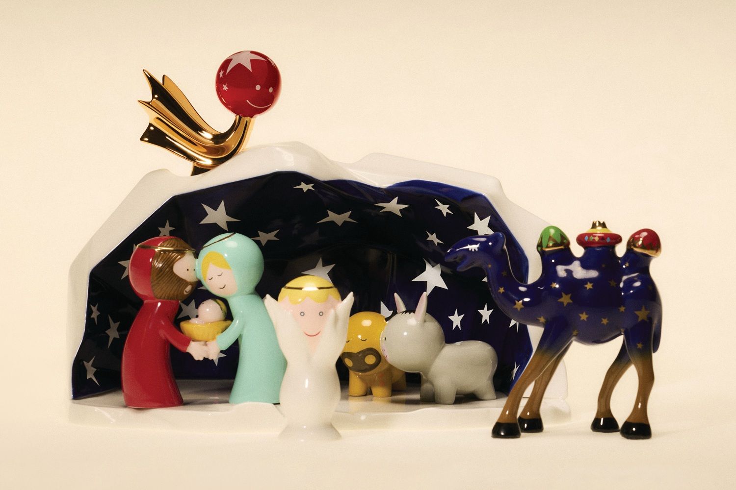 Happy Eternity Baby Weihnachtsfiguren AGJ01SET Alessi