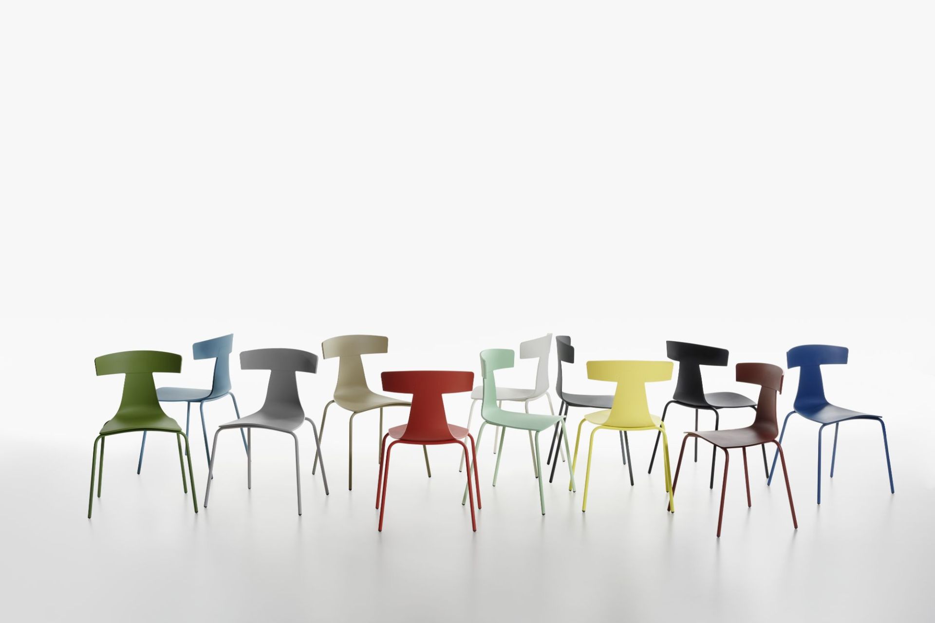 Remo Plastic Chair Kunststoff Stuhl Plank