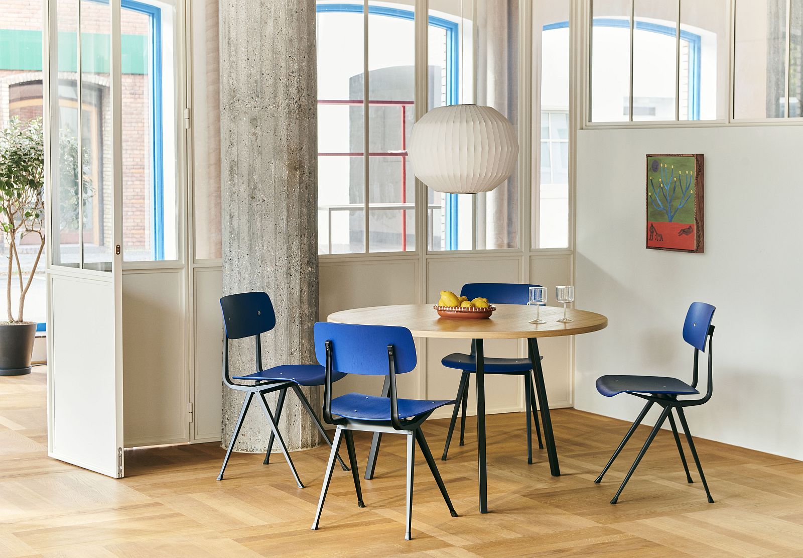 Loop Stand Table Round Tisch / Esstisch Ø105 Hay 