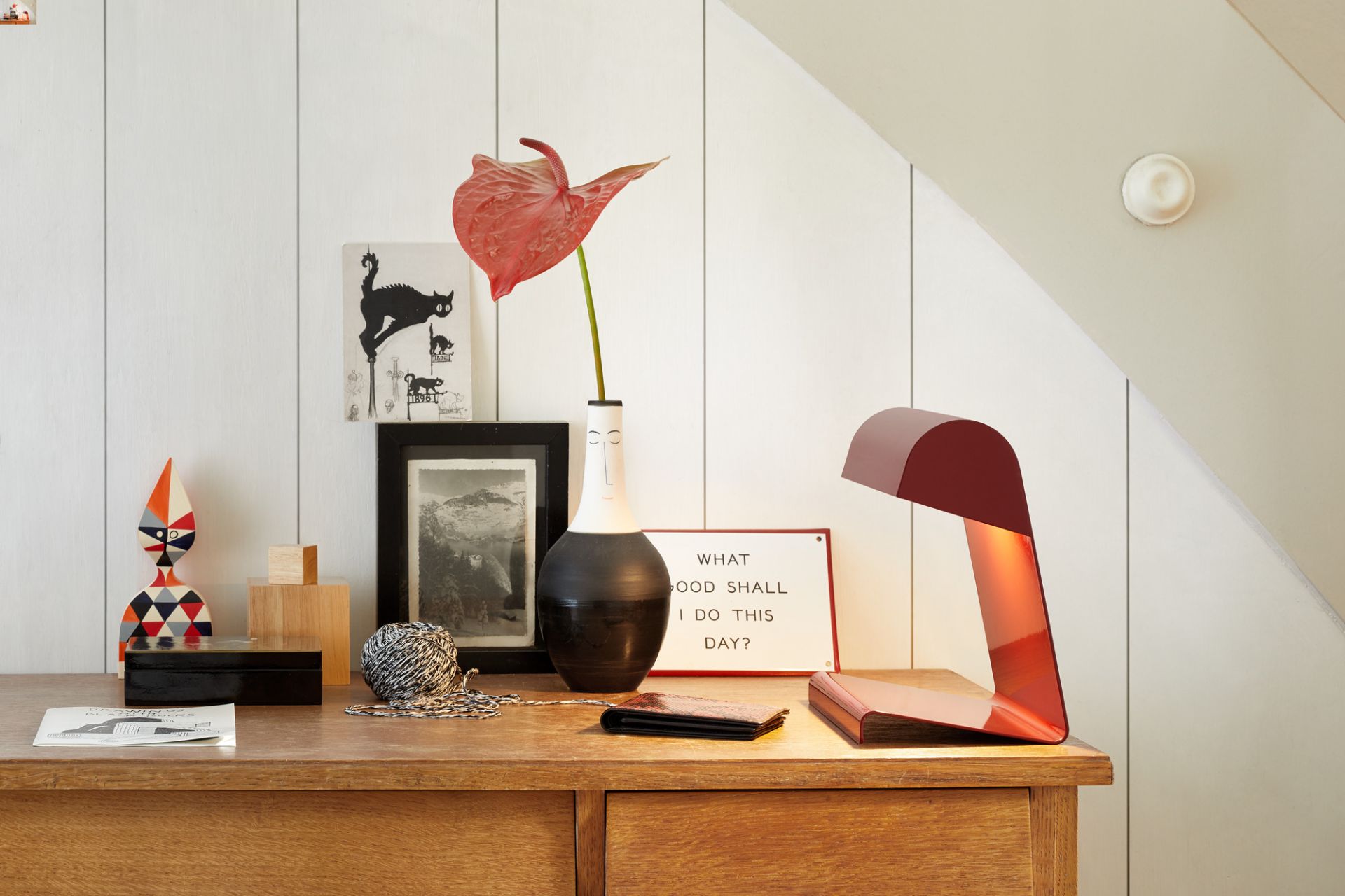 Lampe de Bureau Tischleuchte Vitra Deep black