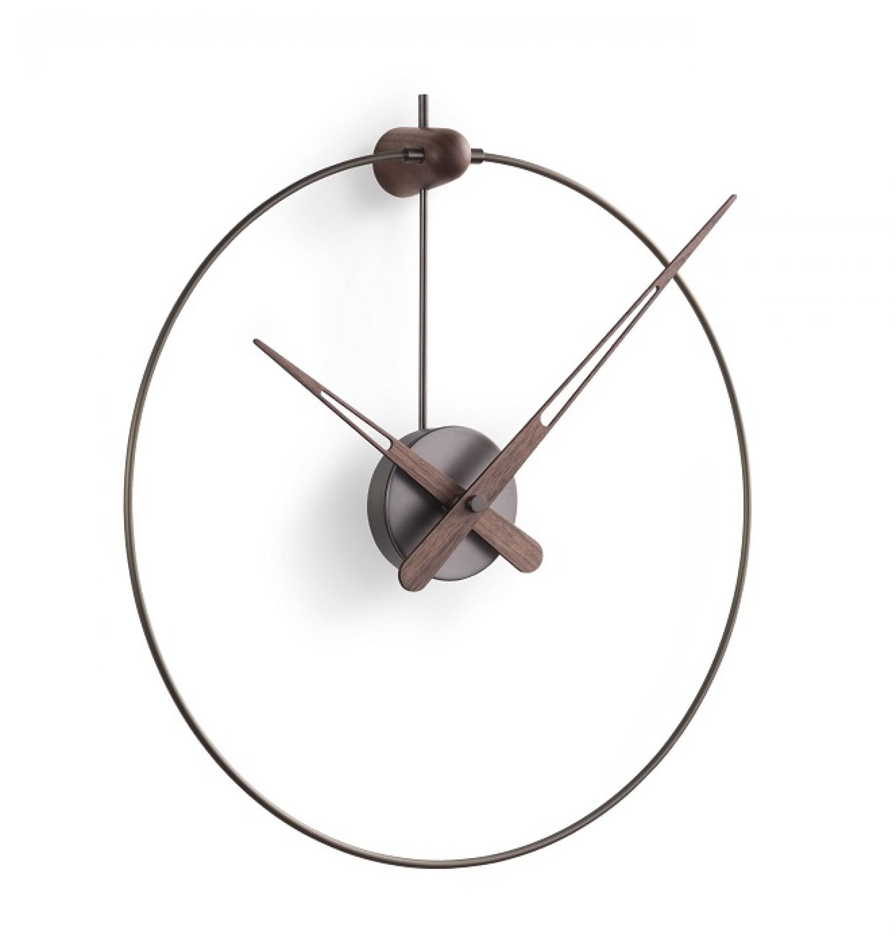 Micro Anda Clock Wanduhr nomon Schwarz